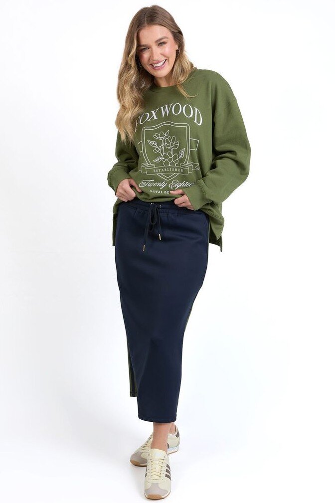 Foxwood | Juno Skirt - Navy | Shut the Front Door