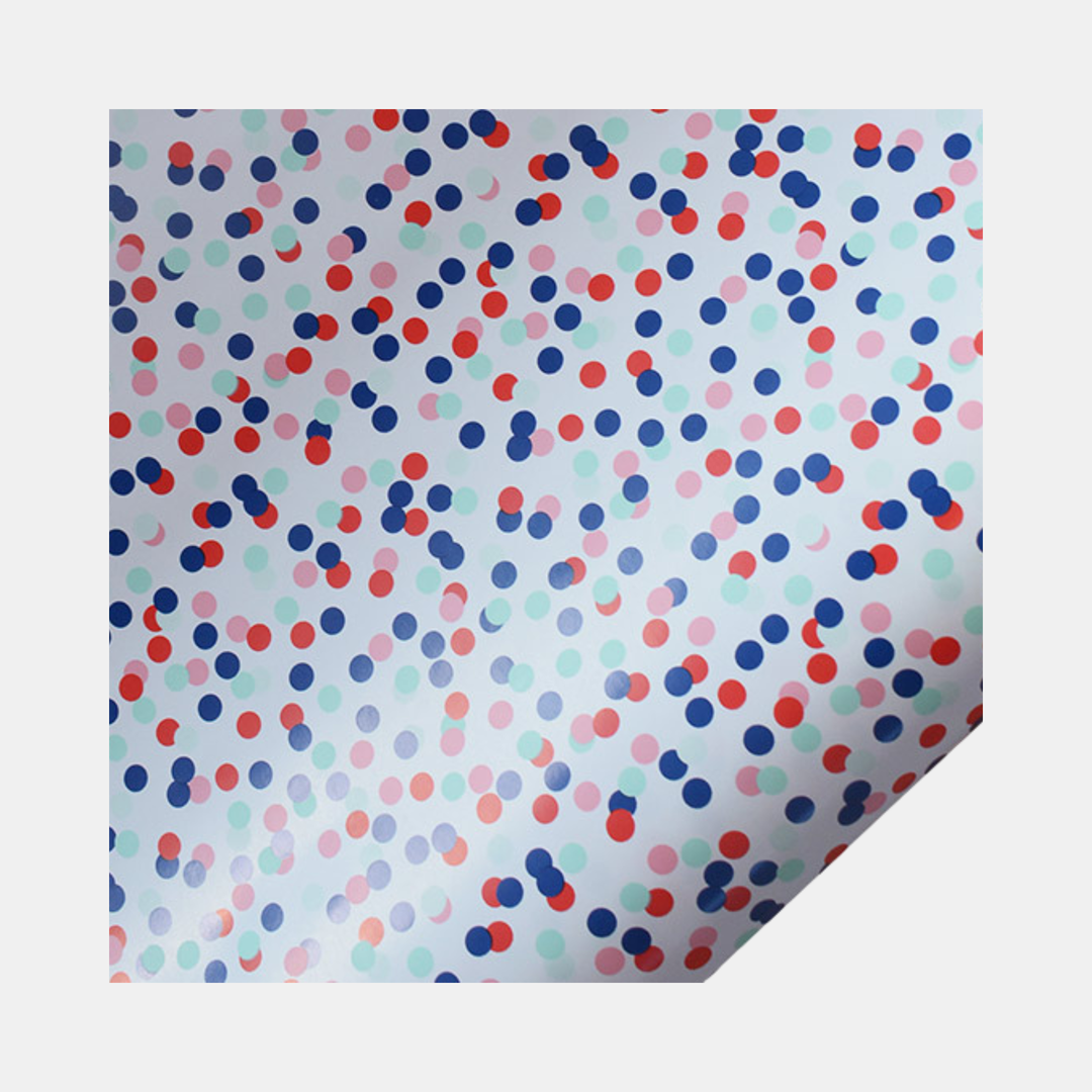 Rollwrap Dot Fiesta Confetti