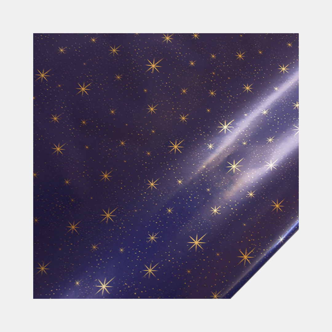 Rollwrap Twinkling Stars Navy/Gold