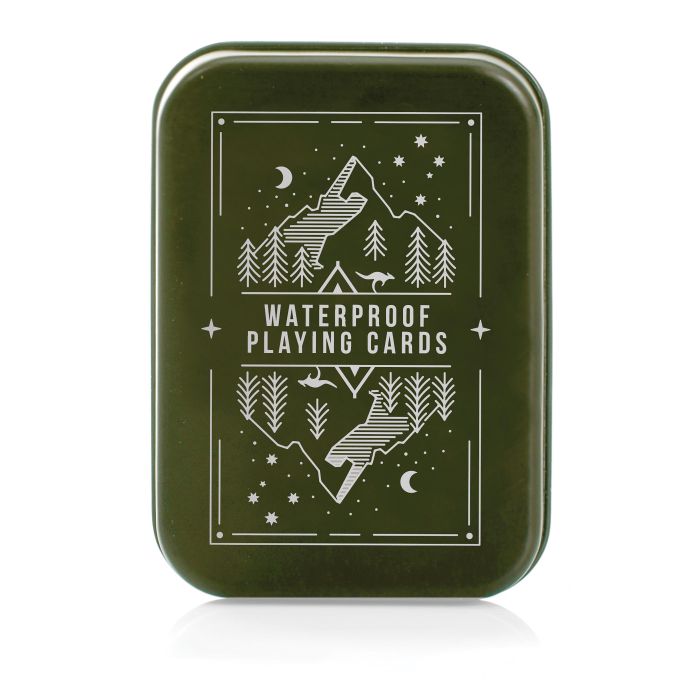 Mavericks | Waterproof Playing Cards in a Tin | Shut the Front Door