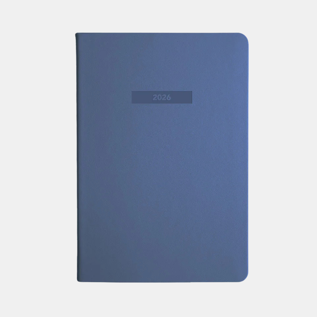 Mi Goals | 2026 Classic Weekly Notes Diary A5 - Element Blue | Shut the Front Door