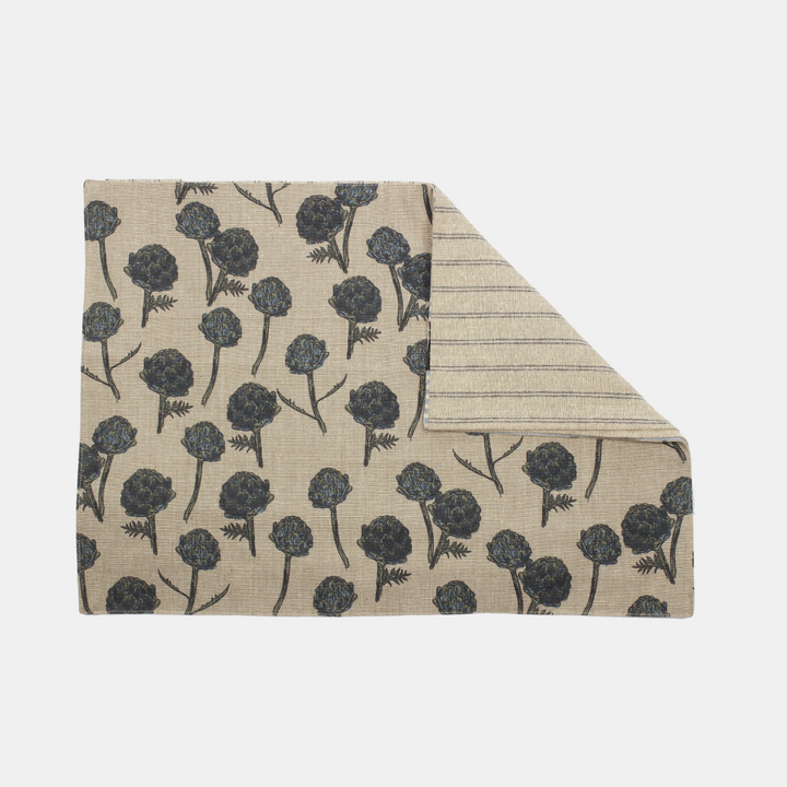 Raine & Humble | Artichoke Placemat S/4 - Dark Slate | Shut the Front Door