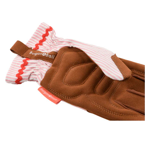 Burgon & Ball | Colour Collection Gloves - Blush Stripe | Shut the Front Door