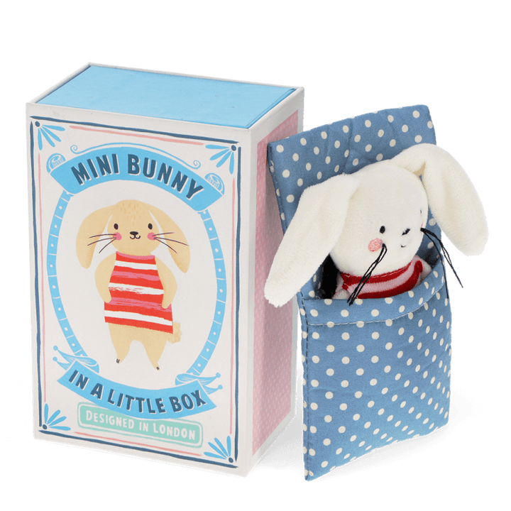 Mini Bunny in a Little Box - Soft Toy