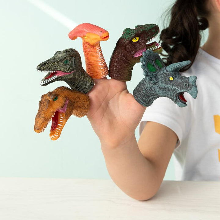 Animal Finger Puppets (set 5) - Dinosaur