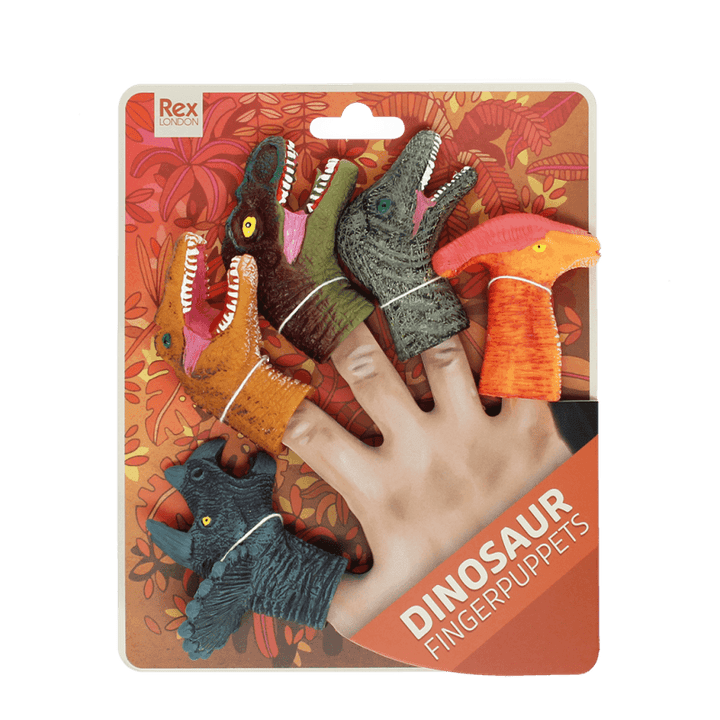 Animal Finger Puppets (set 5) - Dinosaur