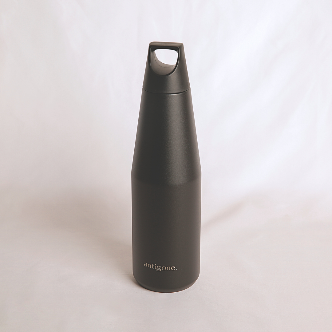 Antigone | sipTOWER Bottle SS 1080ml - Black | Shut the Front Door
