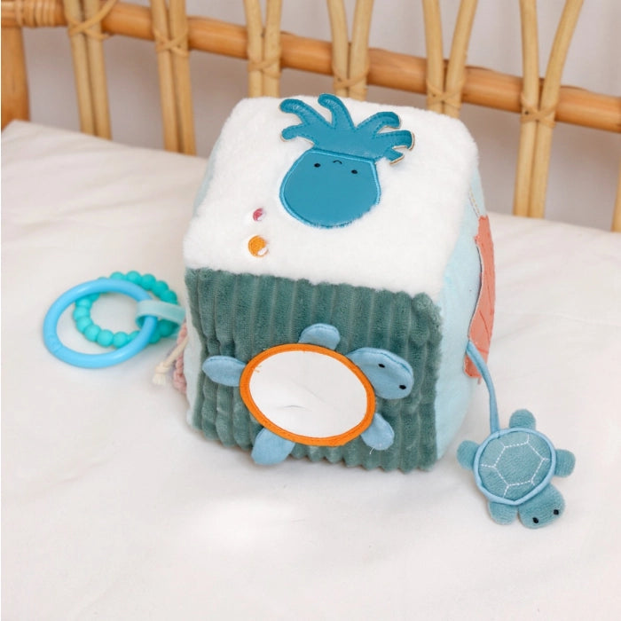 Dimples | Soft Activity Cube - Ocean | Shut the Front Door