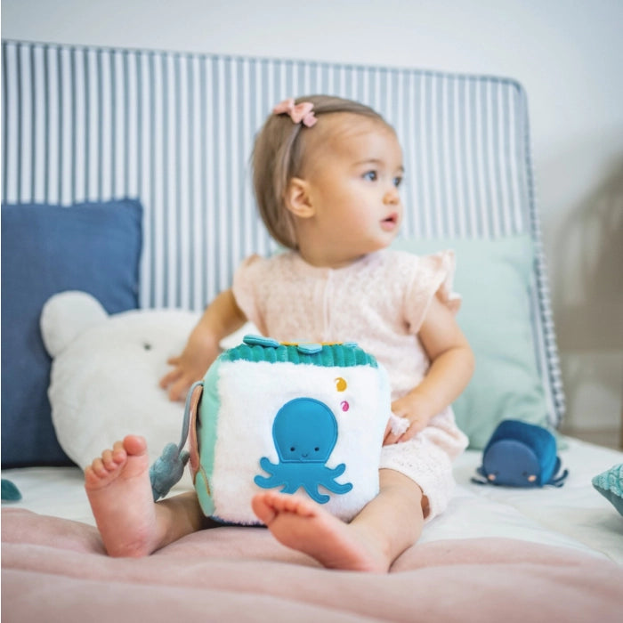 Dimples | Soft Activity Cube - Ocean | Shut the Front Door