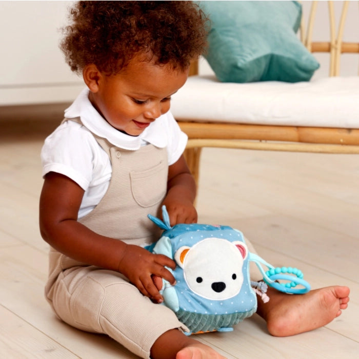 Dimples | Soft Activity Cube - Ocean | Shut the Front Door