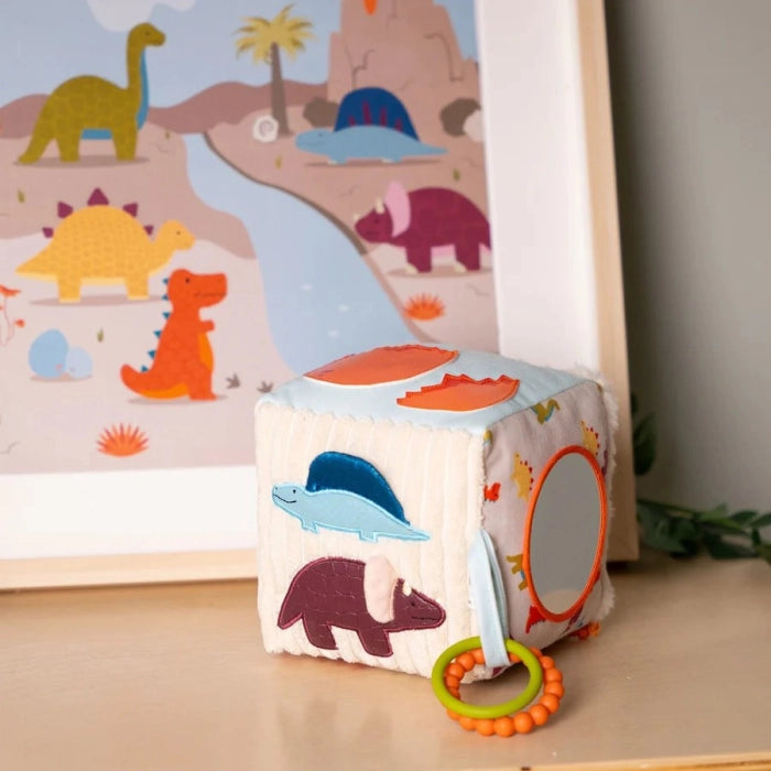 Dimples | Soft Activity Cube - Dino Friends | Shut the Front Door