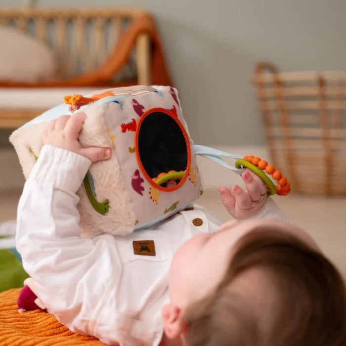 Dimples | Soft Activity Cube - Dino Friends | Shut the Front Door