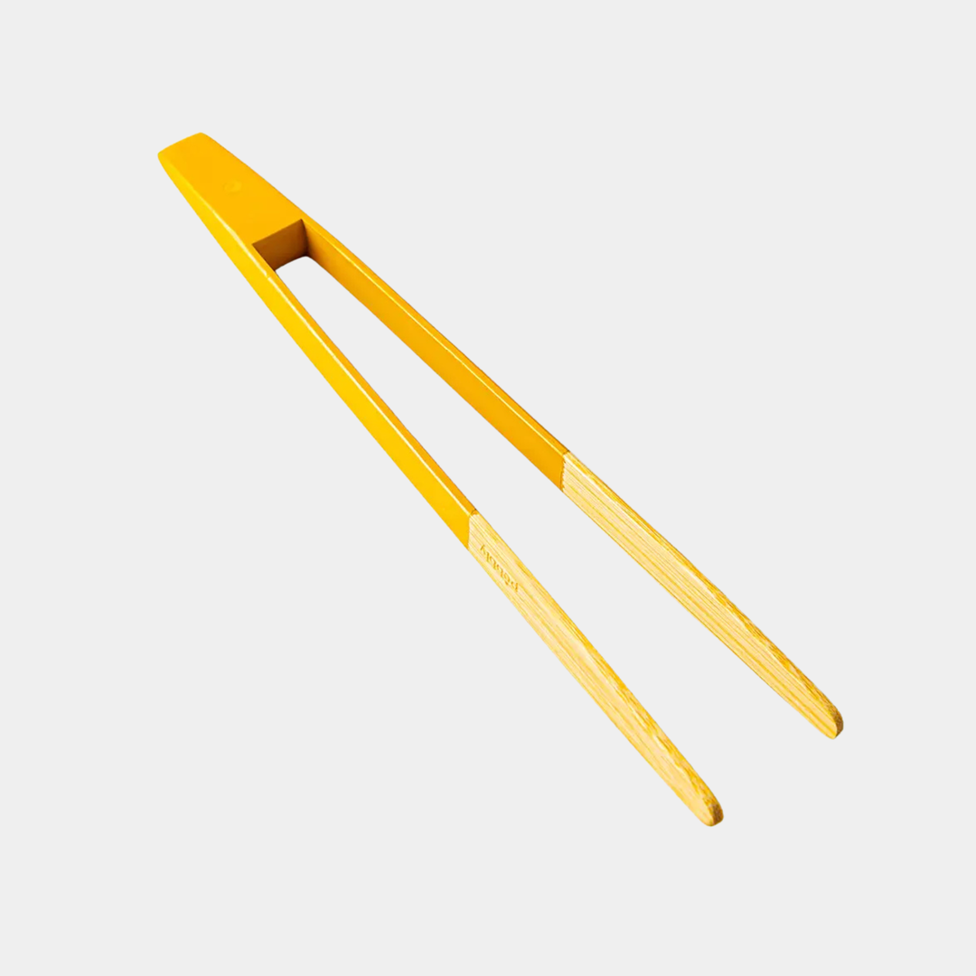 Pebbly | Magnetic Toast Tongs - Yellow | Shut the Front Door