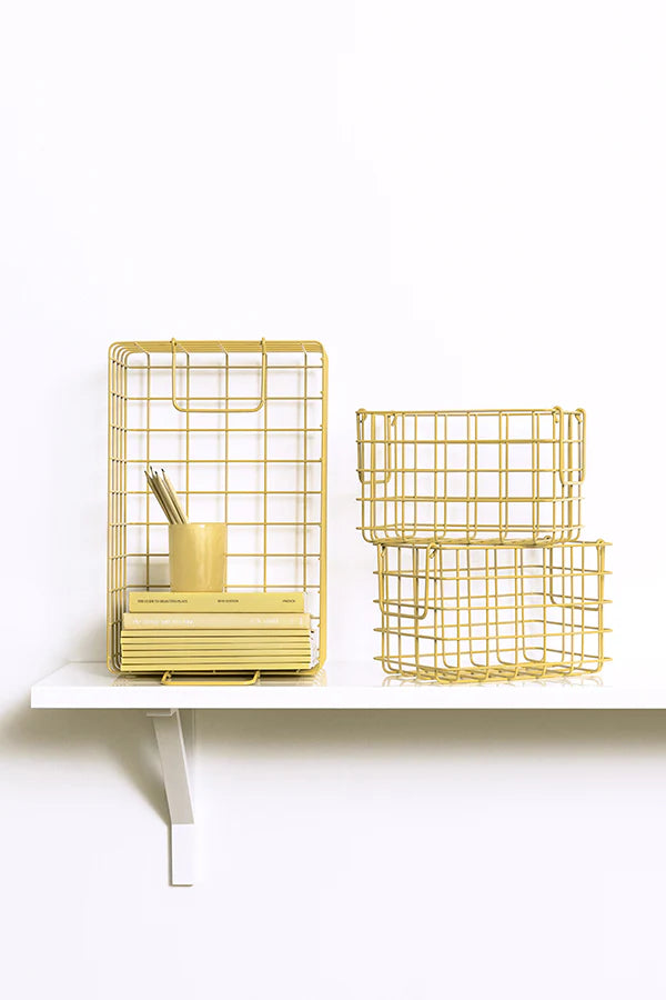 Mustard | Basket Large - Butter | Shut the Front Door