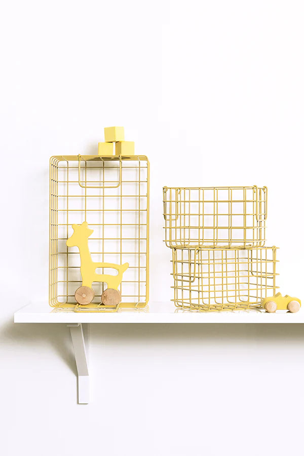 Mustard | Basket Large - Butter | Shut the Front Door