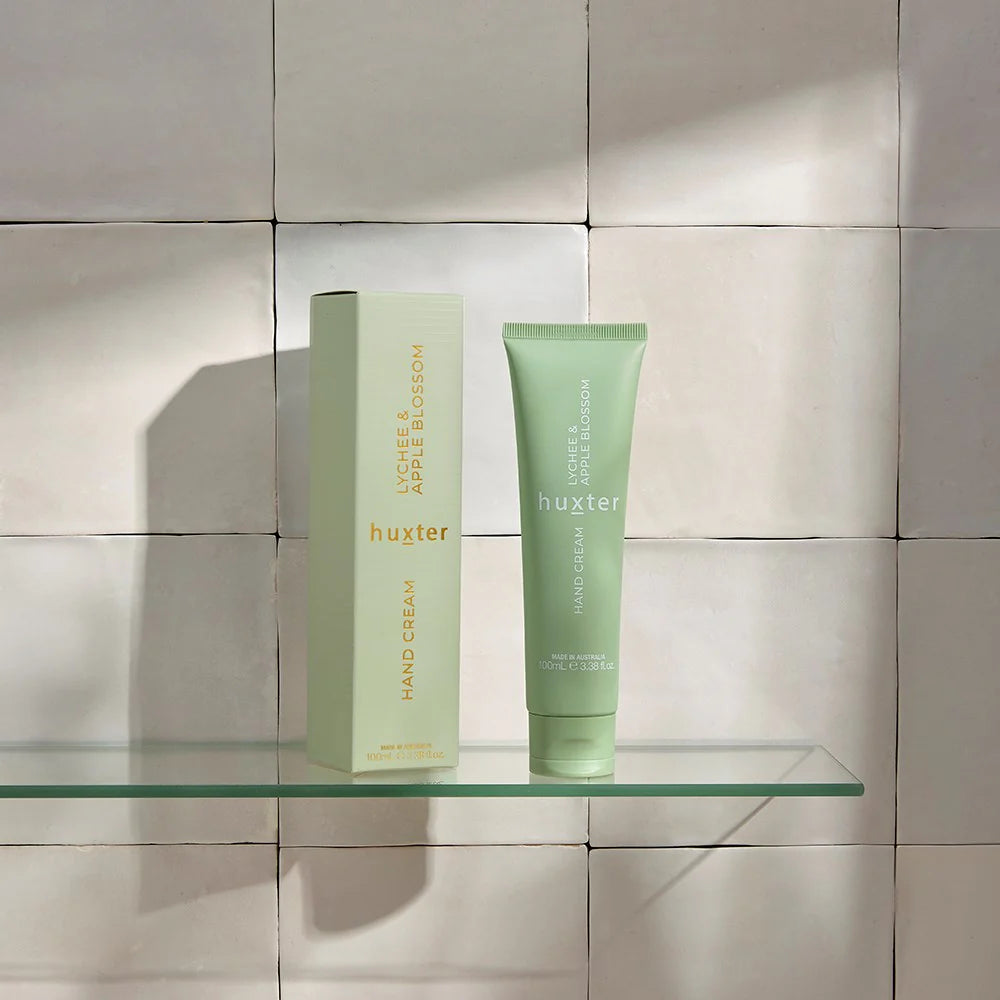 Huxter | Hand Cream Boxed - Lychee & Apple Blossom 100ml | Shut the Front Door