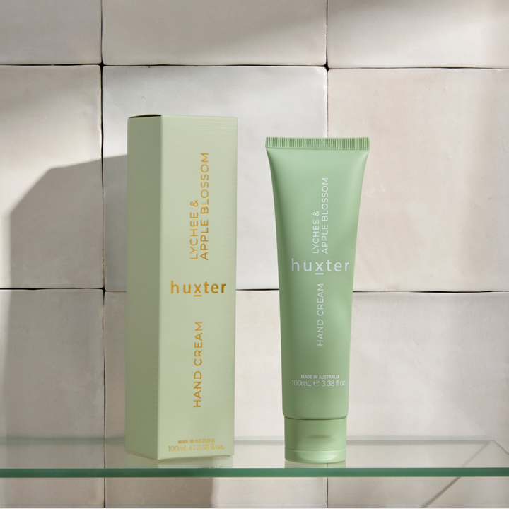 Huxter | Hand Cream Boxed - Lychee & Apple Blossom 100ml | Shut the Front Door