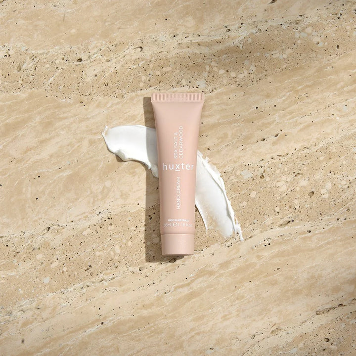 Huxter | Hand Cream Boxed - Sea Salt & Cedarwood 35ml | Shut the Front Door