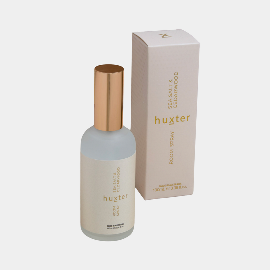 Huxter | Room Spray Boxed - Sea Salt & Cedarwood 100ml | Shut the Front Door