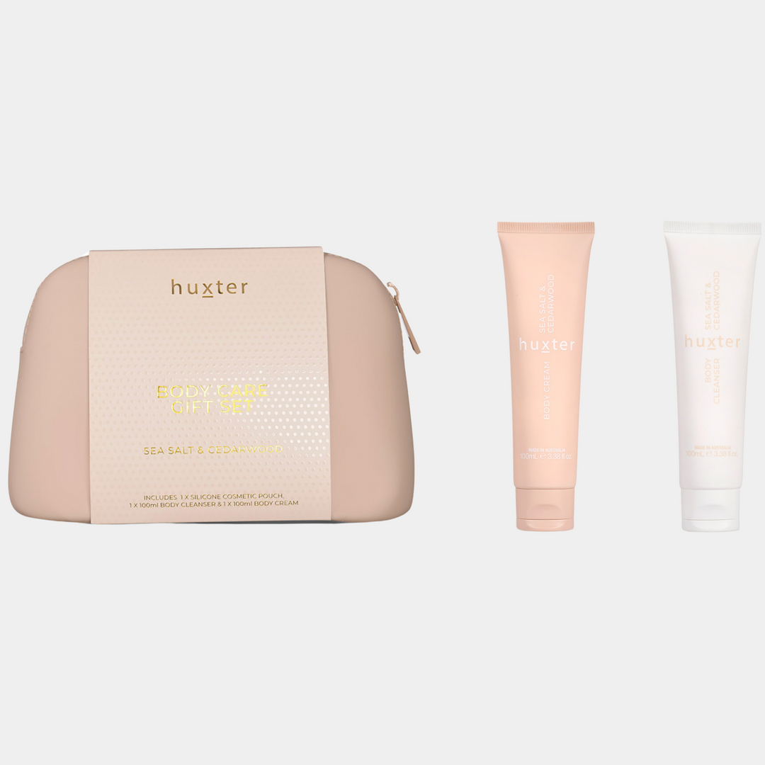Huxter | Body Care Gift Set - Sea Salt & Cedarwood | Shut the Front Door