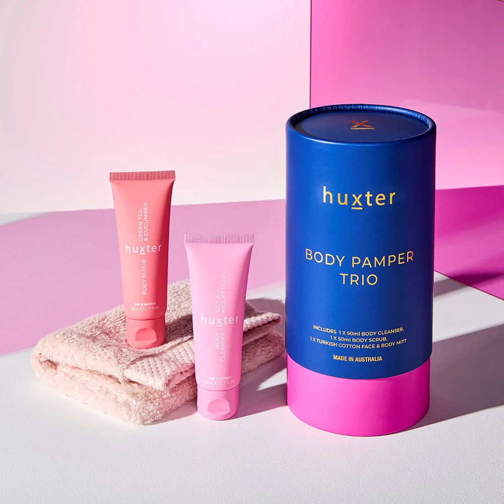 Huxter | Body Pamper Trio - Cobalt Blue w Fuchia | Shut the Front Door