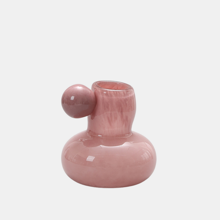 Garcia | Freya Glass Vase - Blush | Shut the Front Door