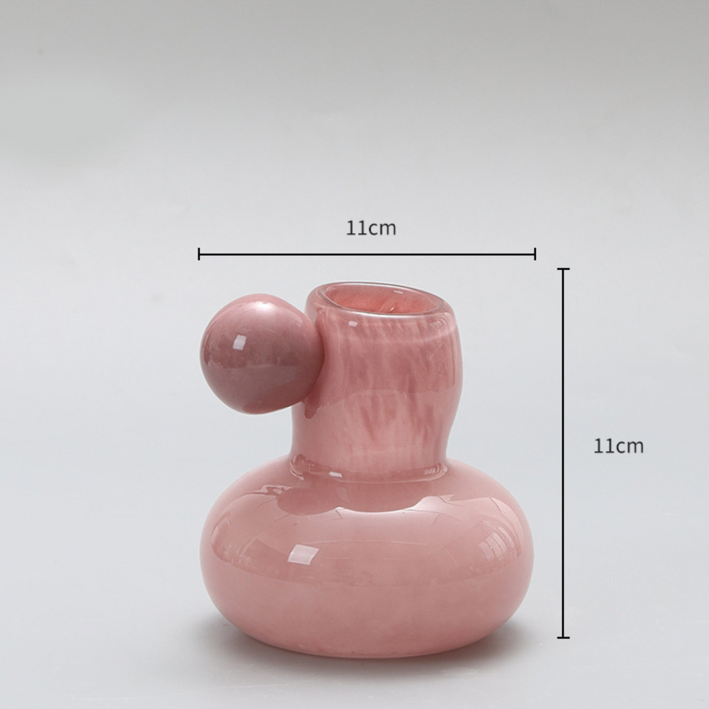 Garcia | Freya Glass Vase - Blush | Shut the Front Door