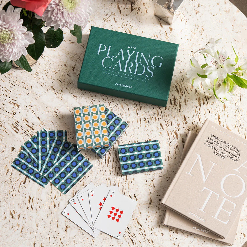 Printworks | Classic Games Double Playing Cards | Shut the Front Door