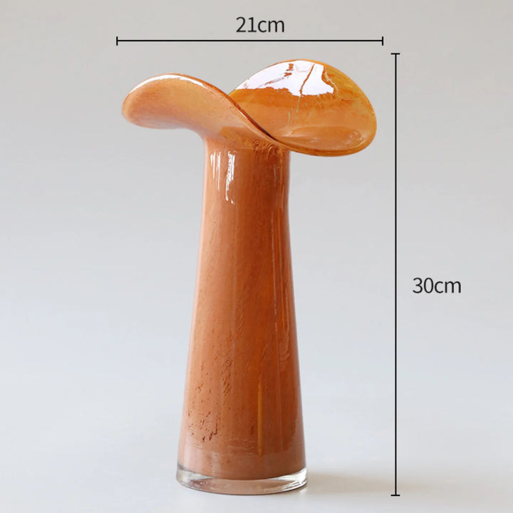 Garcia | Hazel Glass Vase - Orange | Shut the Front Door