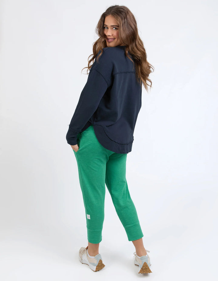 Elm Knitwear | Madeleine Stamer Crew - Navy | Shut the Front Door