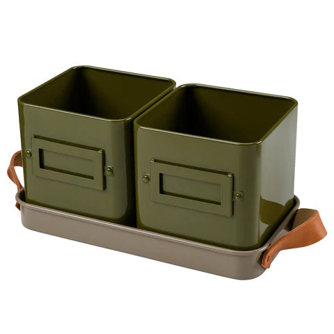 Burgon & Ball | Herb Pots - Olive | Shut the Front Door