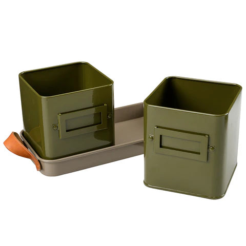 Burgon & Ball | Herb Pots - Olive | Shut the Front Door