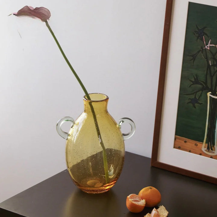 Garcia | Harper Vase - Amber | Shut the Front Door