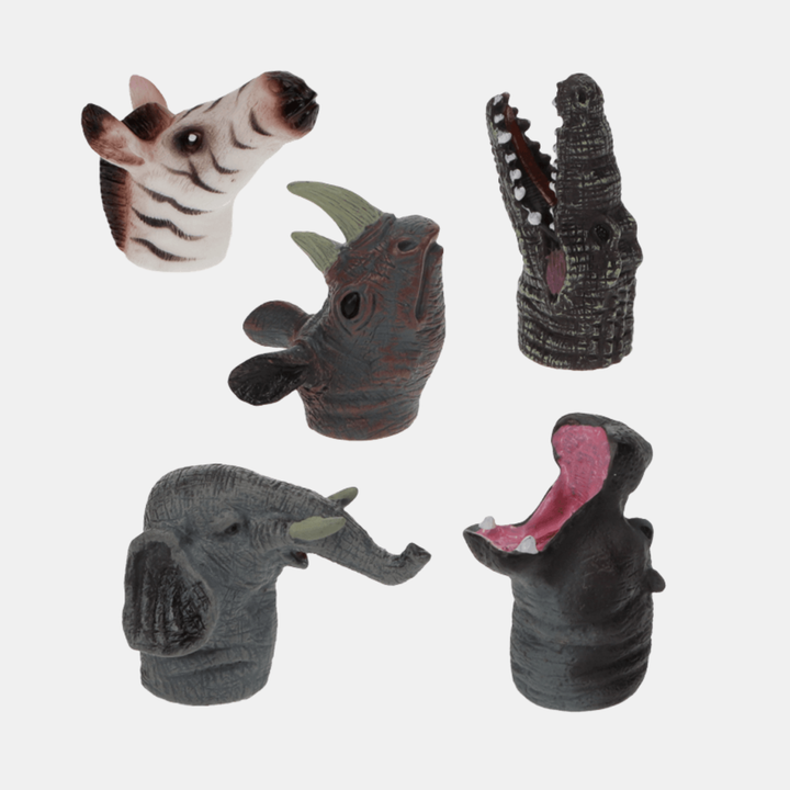 Animal Finger Puppets (set 5) - Safari