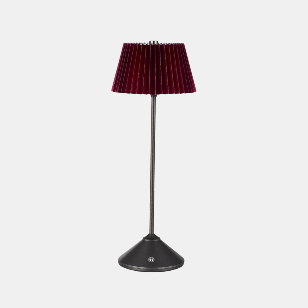 Antigone | Aurora Portable Lamp - Red Wine /Cream | Shut the Front Door