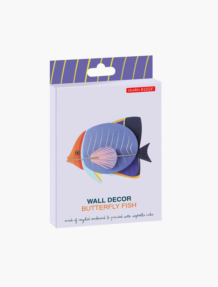 Wall Art Sea Creatures (B7) - Butterfly Fish