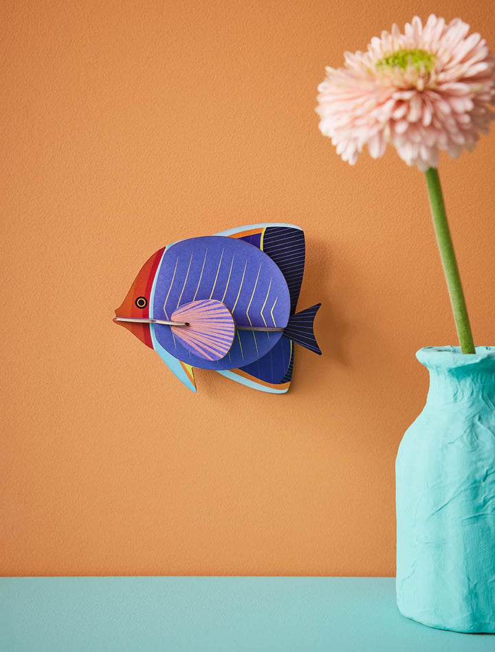 Wall Art Sea Creatures (B7) - Butterfly Fish