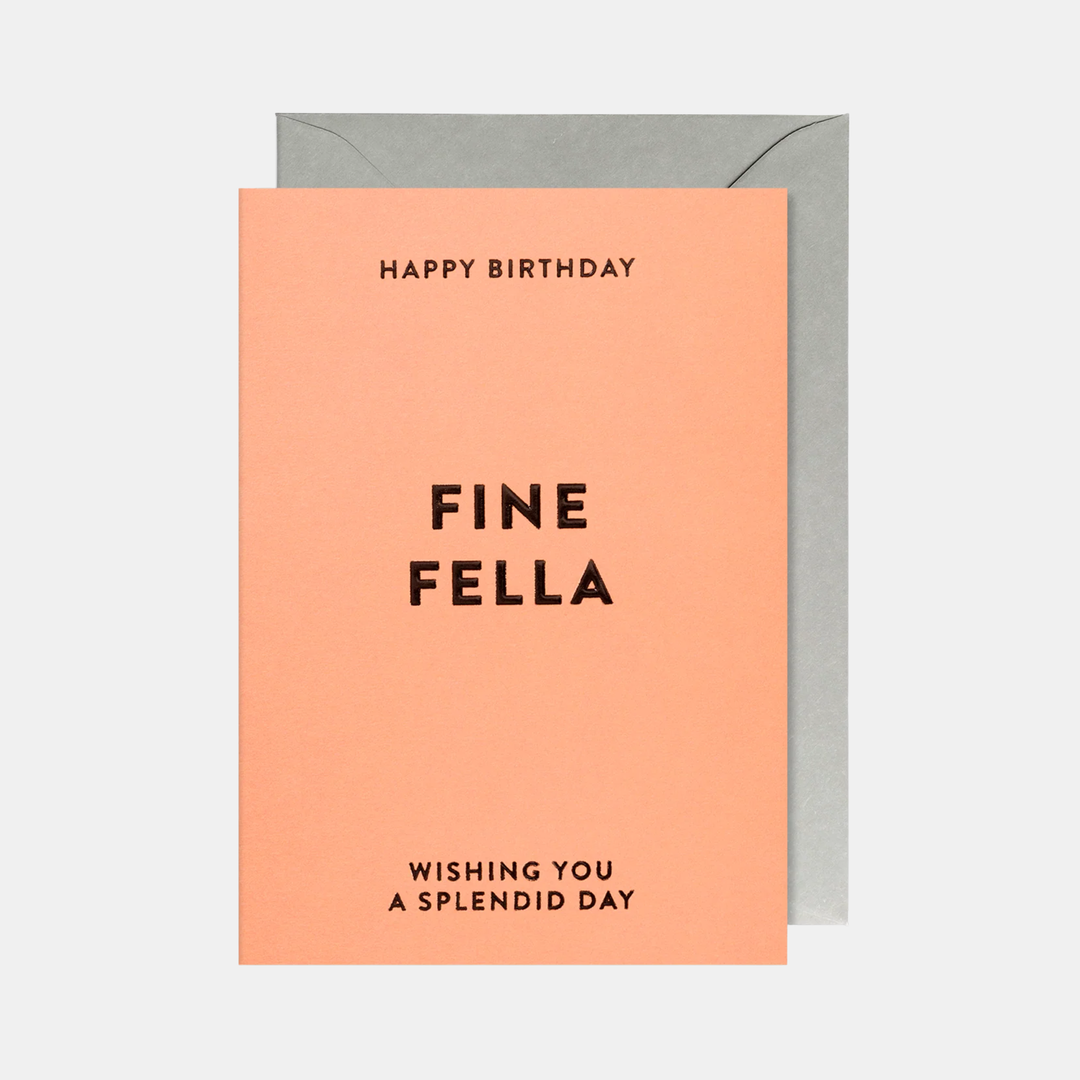 Lagom | Card Happy Birthday Fine Fella | Shut the Front Door