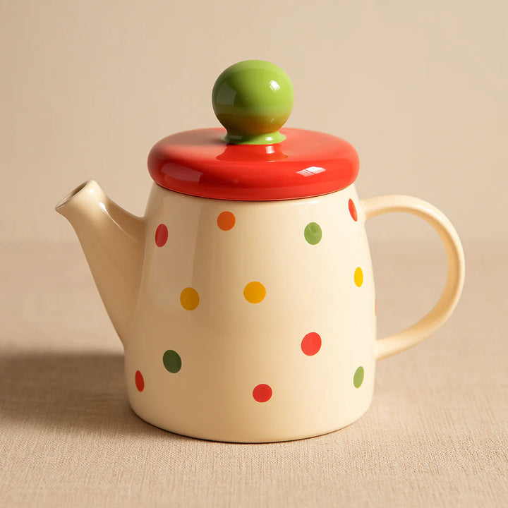 Garcia | Teapot 800ml - Dots Multi | Shut the Front Door