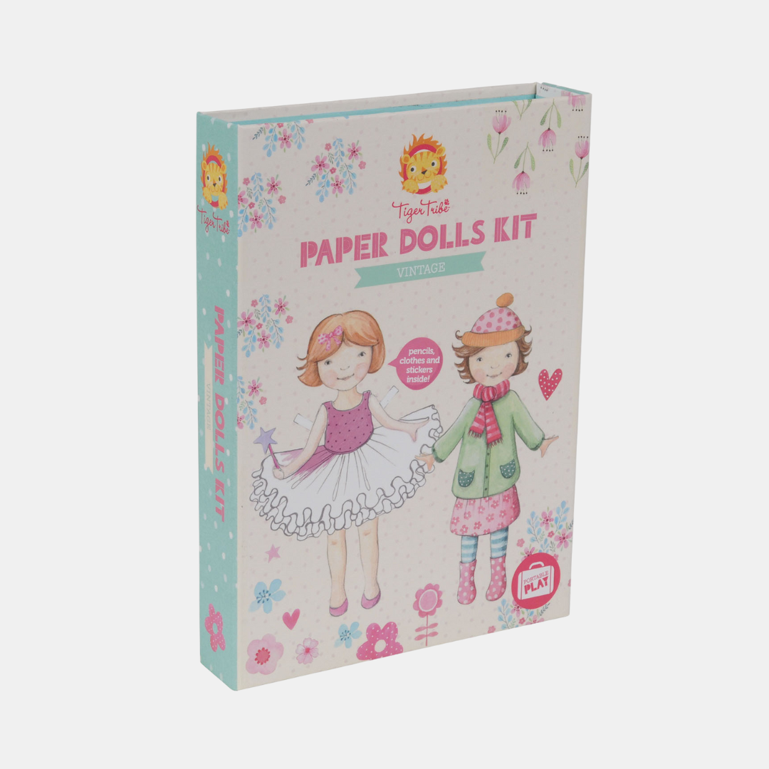 Tiger Tribe | Paper Dolls Kit - Vintage | Shut the Front Door