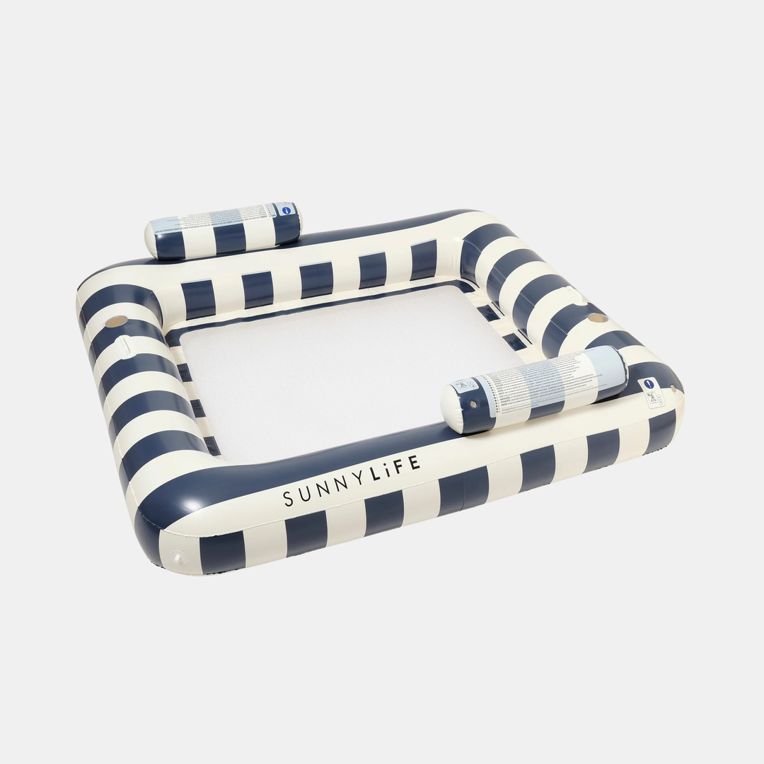 Sunnylife | Deluxe Twin Hammock - Le Weekend Navy Stripe | Shut the Front Door