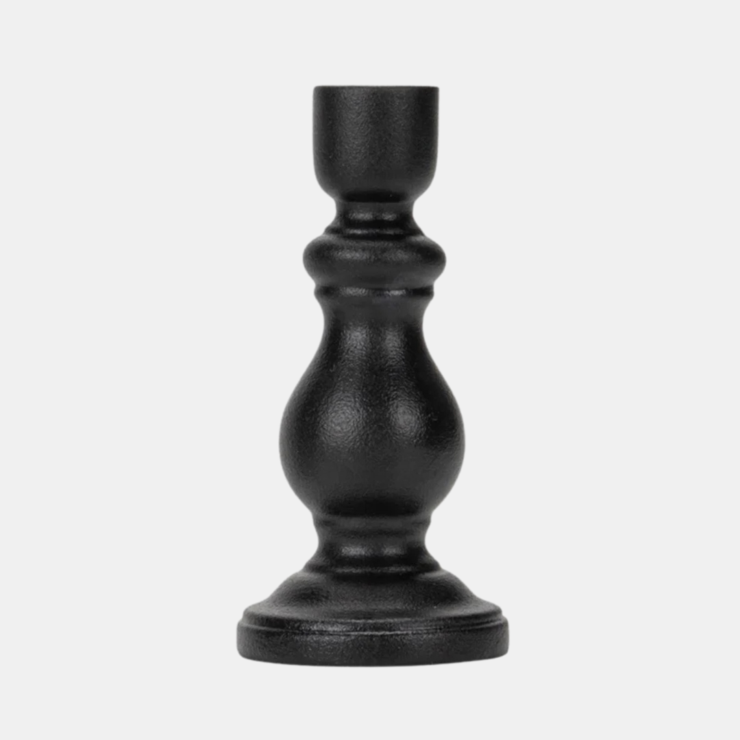 Garcia | Elsa Candle Holder Tall - Black | Shut the Front Door
