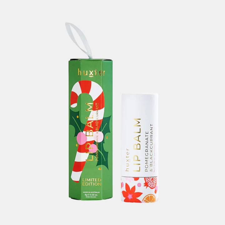 Hanging Lip Balm Green - Xmas Flowers Collection