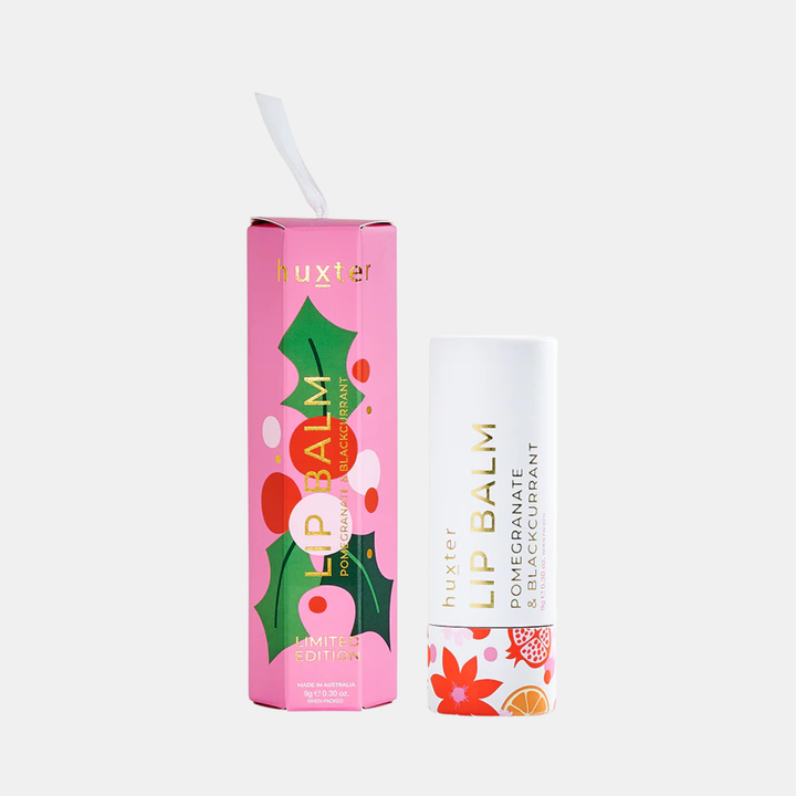 Hanging Lip Balm Pink - Xmas Flowers Collection