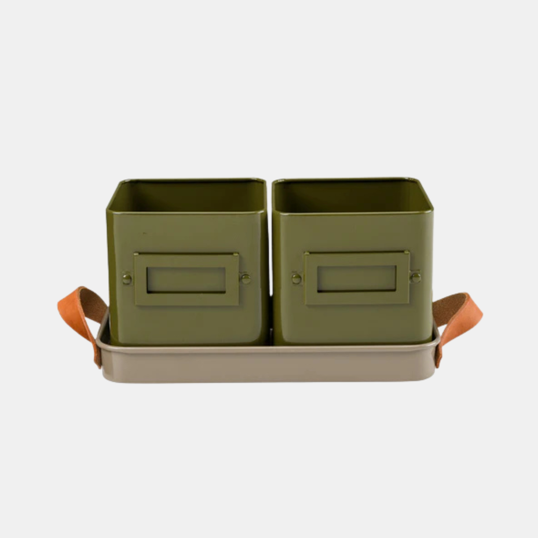 Burgon & Ball | Herb Pots - Olive | Shut the Front Door