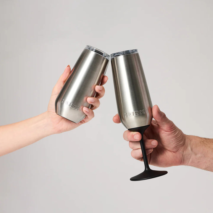 Huski | Huski Champagne Flute - Black | Shut the Front Door