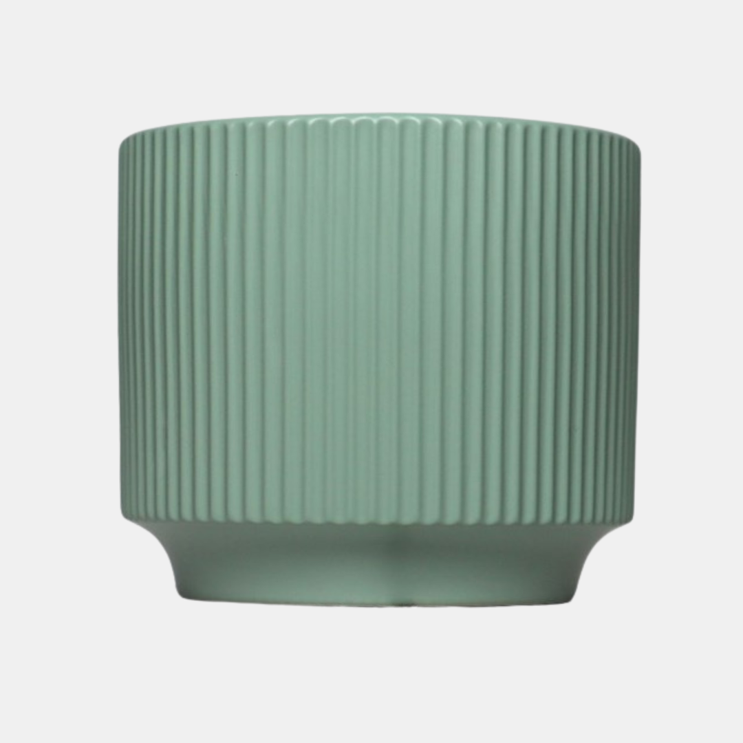 Garcia | Erina Ceramic Planter Medium - Sage | Shut the Front Door