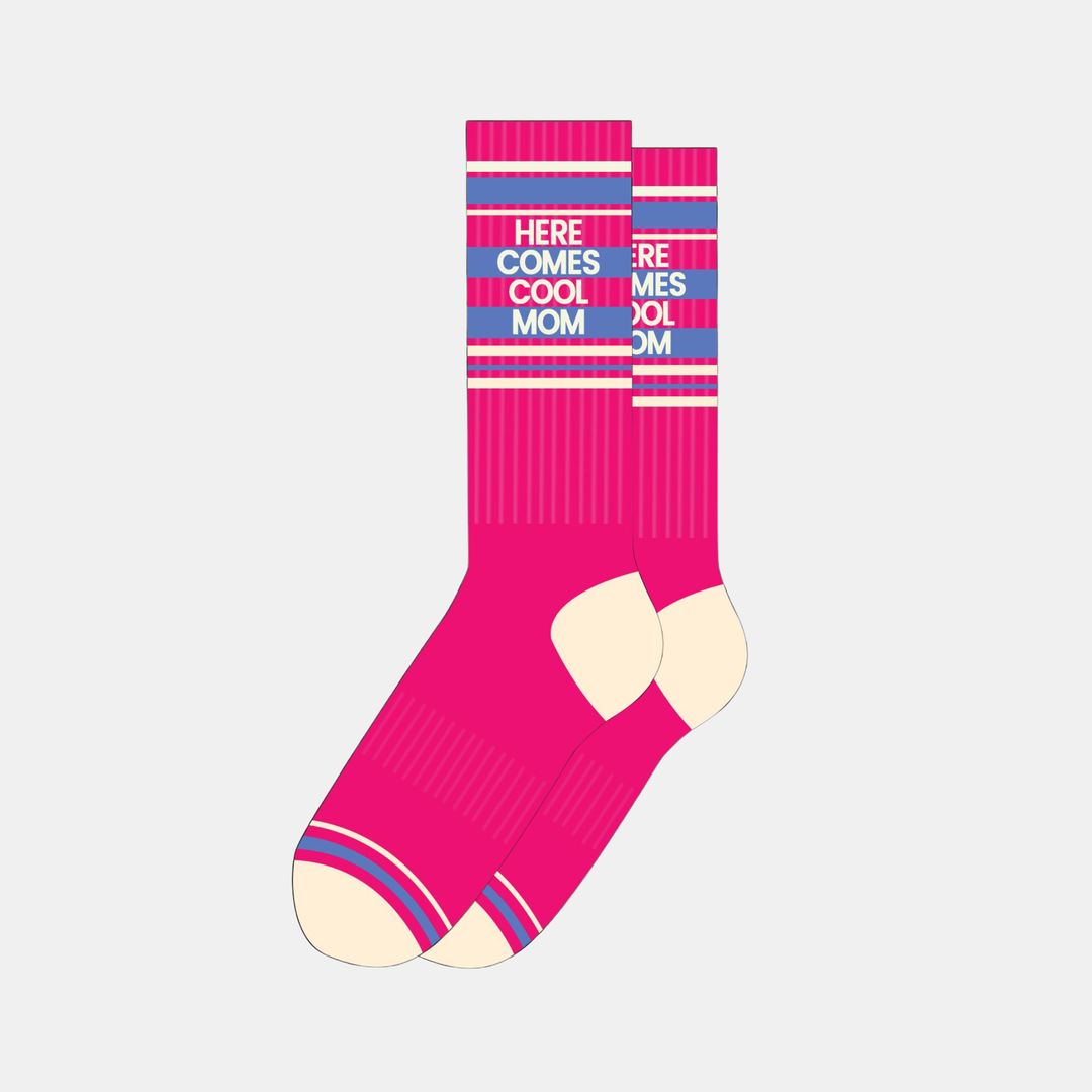 Antigone | Socks - Dark Pink - Here Comes Cool Mum | Shut the Front Door