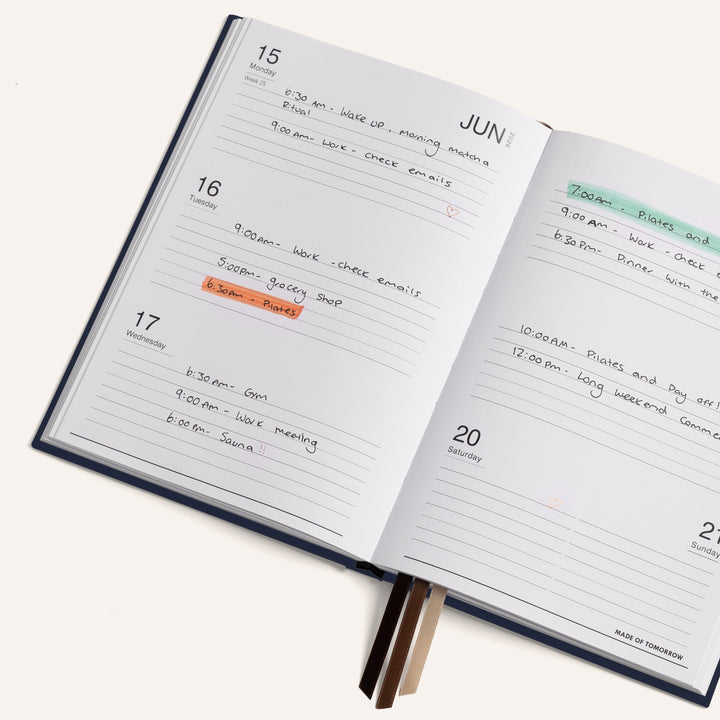 Made of Tomorrow | 2026 Weekly Diary Classic - Blueberry | Shut the Front Door