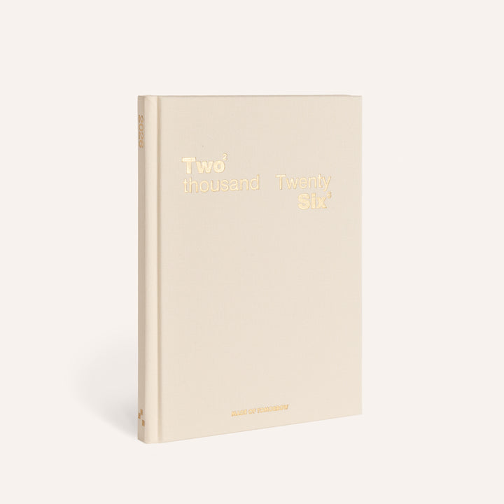 Made of Tomorrow | 2026 Weekly Diary Classic - Cream | Shut the Front Door